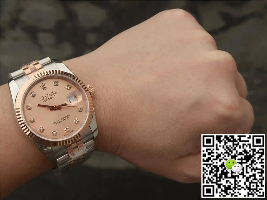 Rolex Datejust 116231 36MM GM Factory 1:1 Best Edition Replica Watch Diamond Pink Dial