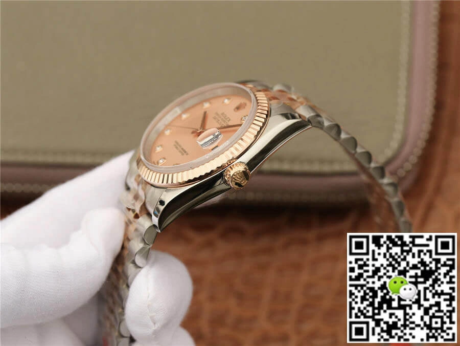 Rolex Datejust 116231 36MM GM Factory 1:1 Best Edition Replica Watch Diamond Pink Dial