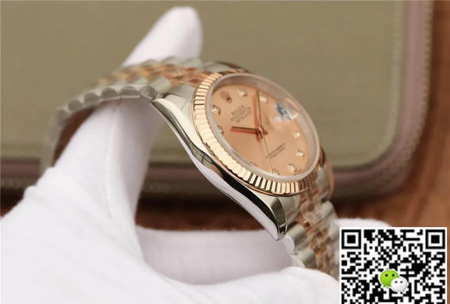 Rolex Datejust 116231 36MM GM Factory 1:1 Best Edition Replica Watch Diamond Pink Dial