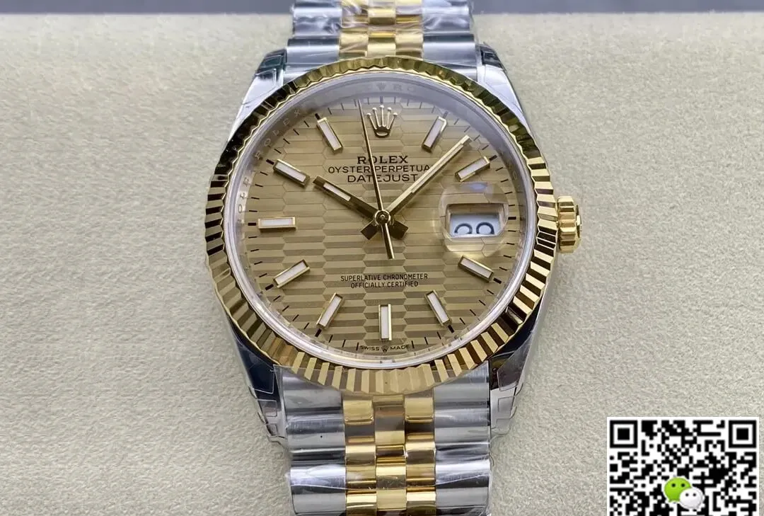 Rolex Datejust M126233-0039 36MM VS Factory 1:1 Best Edition Replica Watch Yellow Dial