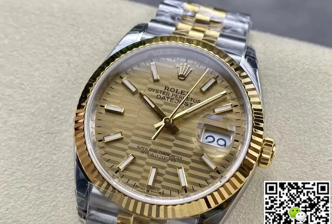 Rolex Datejust M126233-0039 36MM VS Factory 1:1 Best Edition Replica Watch Yellow Dial