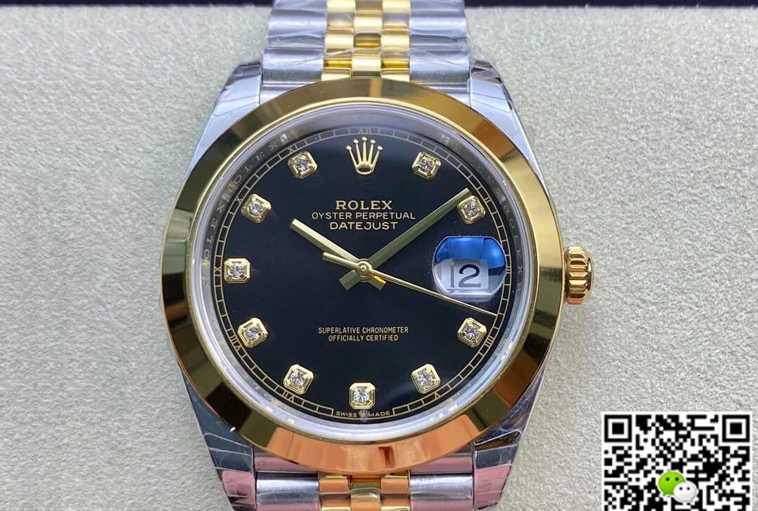 Rolex Datejust M126303-0006 EW Factory 1:1 Best Edition Replica Watch Diamond-set Dial