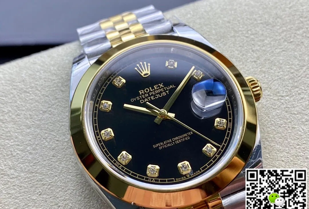 Rolex Datejust M126303-0006 EW Factory 1:1 Best Edition Replica Watch Diamond-set Dial