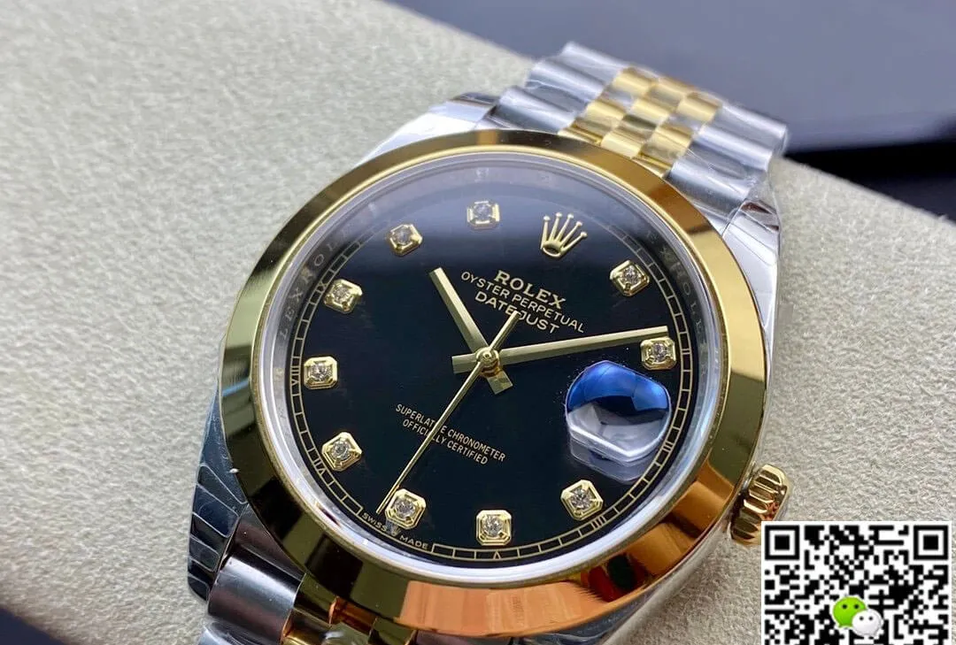 Rolex Datejust M126303-0006 EW Factory 1:1 Best Edition Replica Watch Diamond-set Dial
