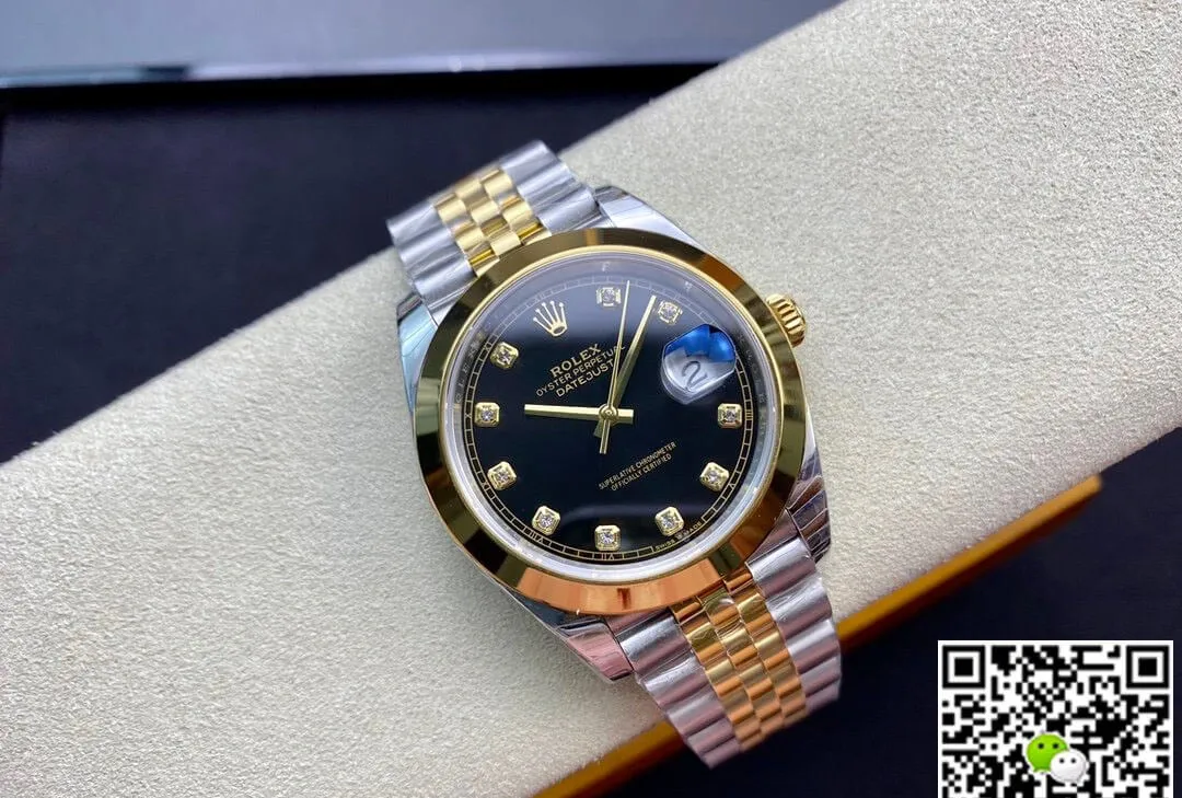Rolex Datejust M126303-0006 EW Factory 1:1 Best Edition Replica Watch Diamond-set Dial