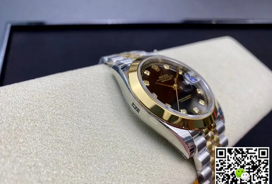Rolex Datejust M126303-0006 EW Factory 1:1 Best Edition Replica Watch Diamond-set Dial