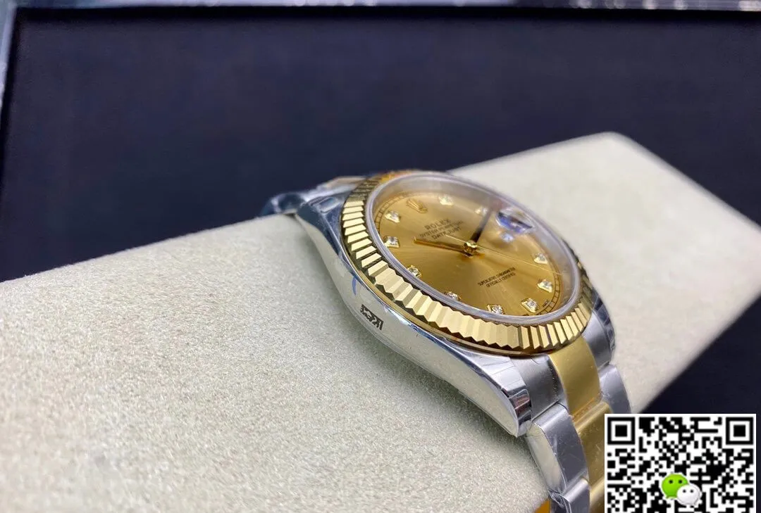 Rolex Datejust M126333-0011 EW Factory 1:1 Best Edition Replica Watch Diamond-set Dial