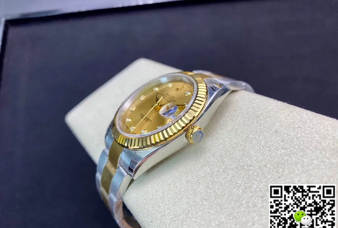 Rolex Datejust M126333-0011 EW Factory 1:1 Best Edition Replica Watch Diamond-set Dial
