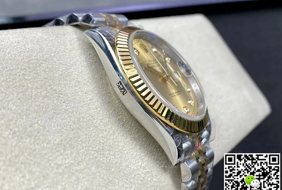 Rolex Datejust M126333-0012 GM Factory 1:1 Best Edition Replica Watch Yellow Gold Dial