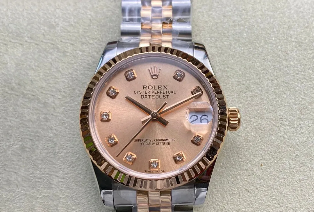 Rolex Datejust M278271-0024 31MM EW Factory 1:1 Best Edition Replica Watch Orange Dial