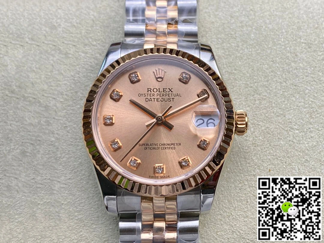 Rolex Datejust M278271-0024 31MM EW Factory 1:1 Best Edition Replica Watch Orange Dial