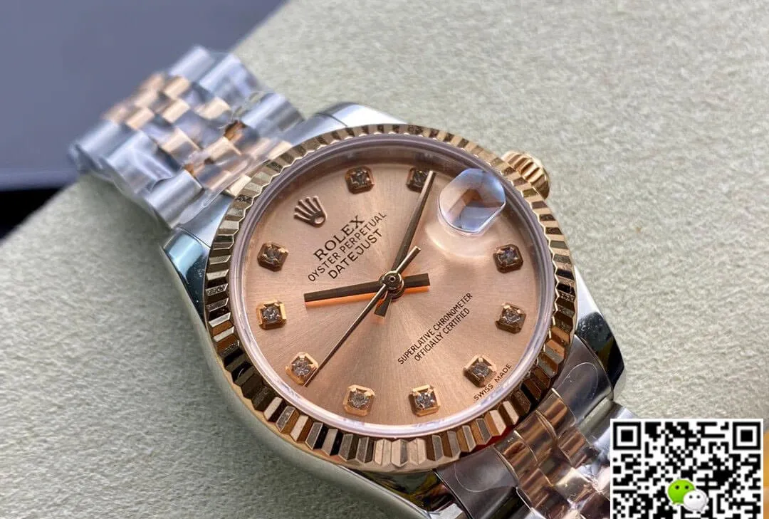 Rolex Datejust M278271-0024 31MM EW Factory 1:1 Best Edition Replica Watch Orange Dial