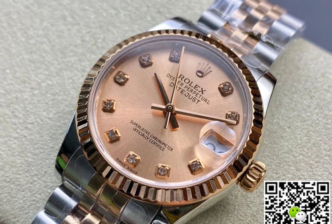 Rolex Datejust M278271-0024 31MM EW Factory 1:1 Best Edition Replica Watch Orange Dial