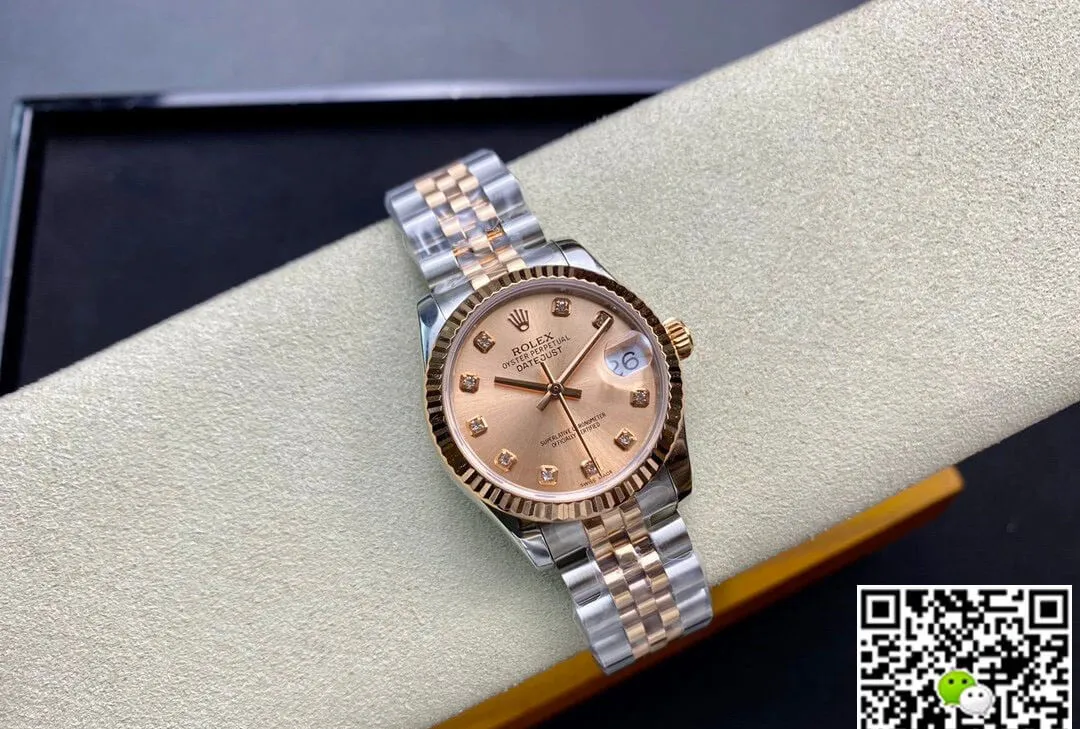 Rolex Datejust M278271-0024 31MM EW Factory 1:1 Best Edition Replica Watch Orange Dial