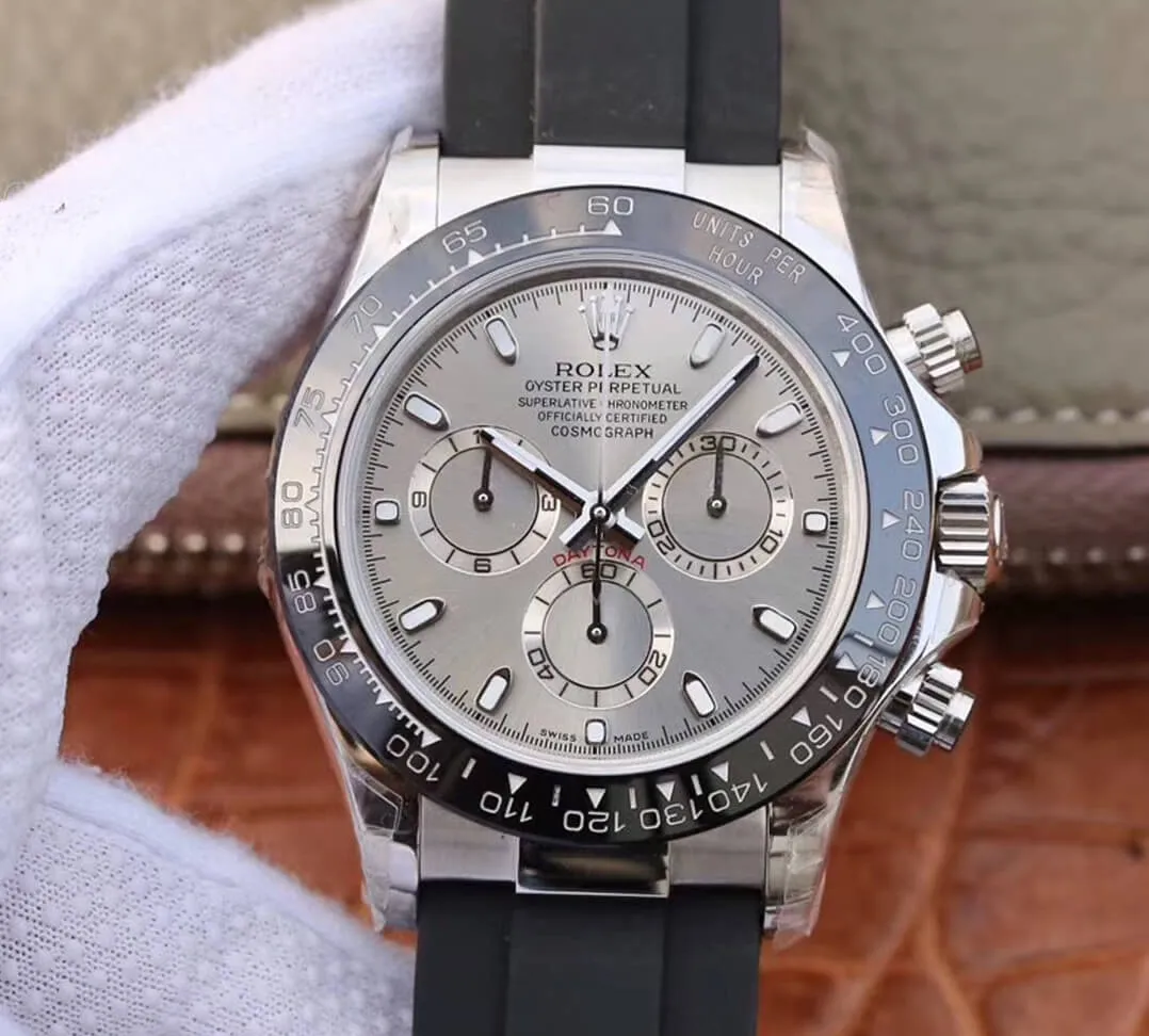 Rolex Daytona Cosmograph M116519ln JH Factory 1:1 Best Edition Replica Watch Gray Dial