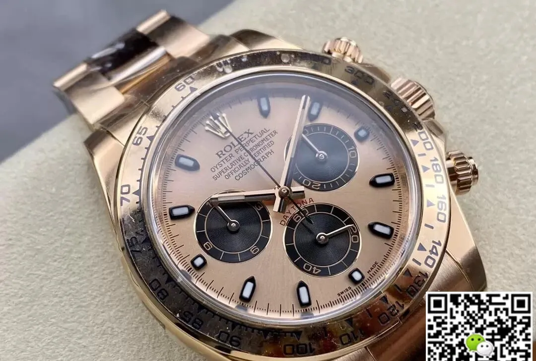 Rolex Cosmograph Daytona M116505-0009 Clean Factory 1:1 Best Edition Replica Watch Rose Gold Case