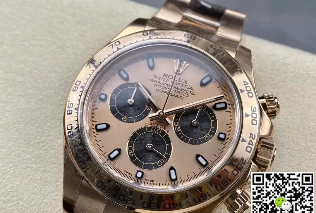 Rolex Cosmograph Daytona M116505-0009 Clean Factory 1:1 Best Edition Replica Watch Rose Gold Case