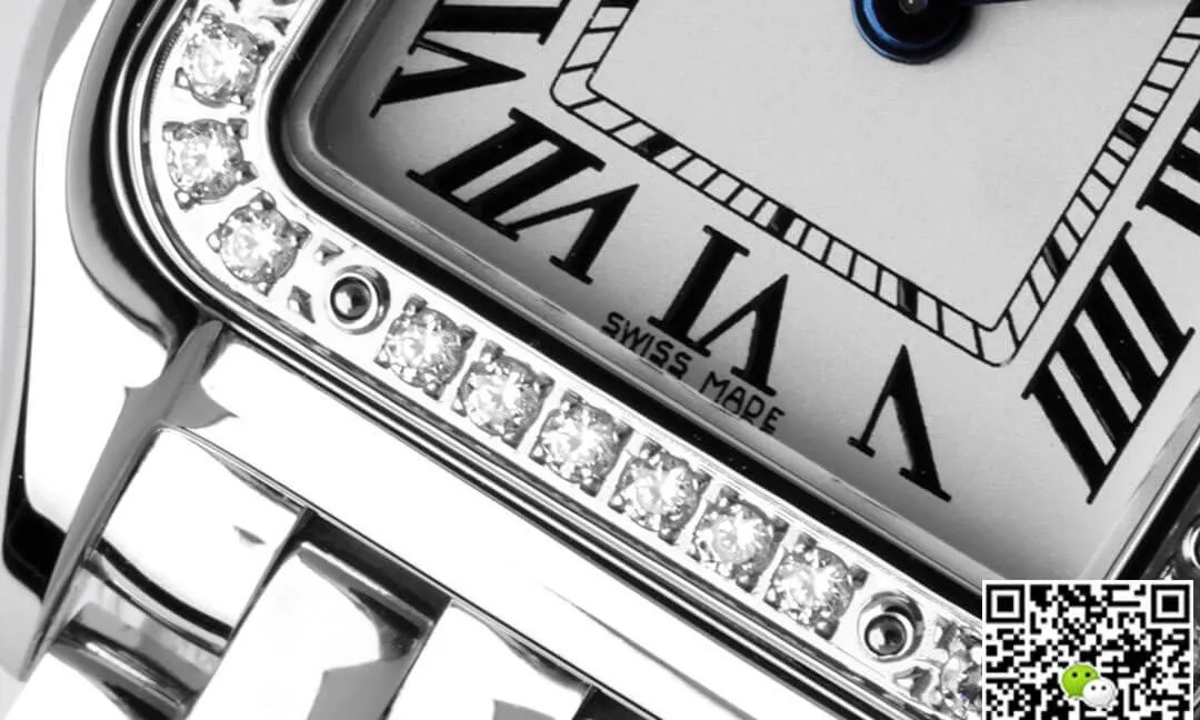 Panthere De Cartier W4PN0007 22MM BV Factory 1:1 Best Edition Replica Watch Diamond Bezel