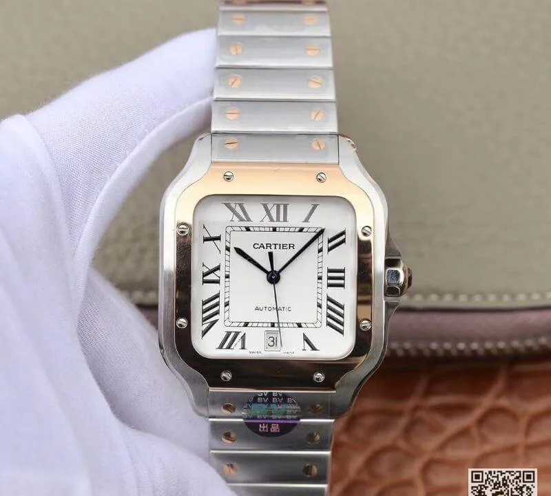 Cartier De Santos W2SA0006 2018 BV Factory 1:1 Best Edition Replica Watch Swiss ETA 9015