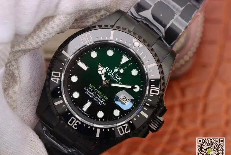 Rolex Sea-Dweller Deepsea 11666001 V2 1:1 Best Edition Replica Watch Swiss ETA2836 Superlumed dial