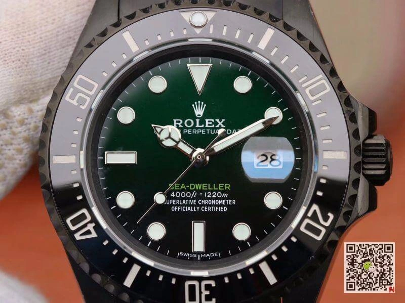 Rolex Sea-Dweller Deepsea 11666001 V2 1:1 Best Edition Replica Watch Swiss ETA2836 Superlumed dial