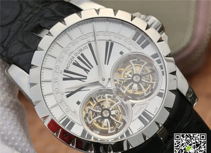 Roger Dubuis Excalibur RDDBEX0250 JB Factory 1:1 Best Edition Replica Watch White Dial