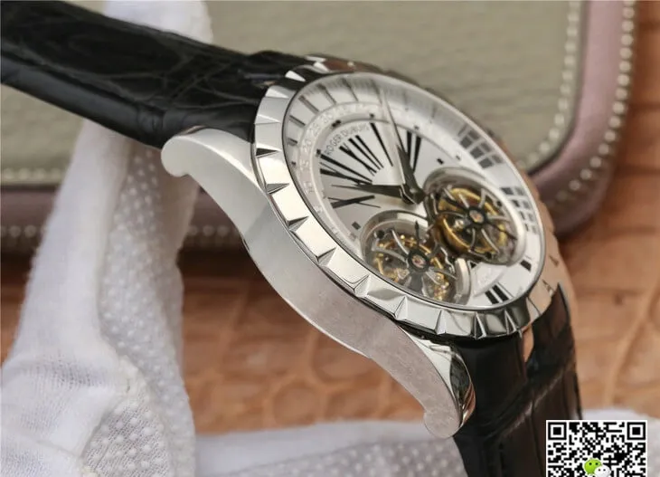 Roger Dubuis Excalibur RDDBEX0250 JB Factory 1:1 Best Edition Replica Watch White Dial