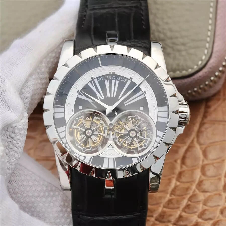 Roger Dubuis Excalibur RDDBEX0291 JB Factory 1:1 Best Edition Replica Watch Black Dial