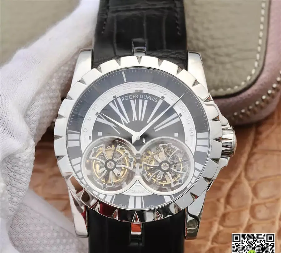Roger Dubuis Excalibur RDDBEX0291 JB Factory 1:1 Best Edition Replica Watch Black Dial