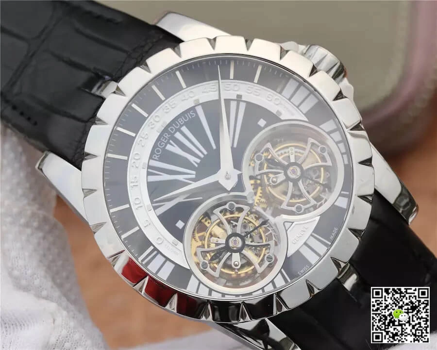 Roger Dubuis Excalibur RDDBEX0291 JB Factory 1:1 Best Edition Replica Watch Black Dial