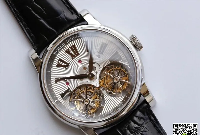 Roger Dubuis Hommage RDDBHO0562 JB Factory 1:1 Best Edition Replica Watch Silver Bezel
