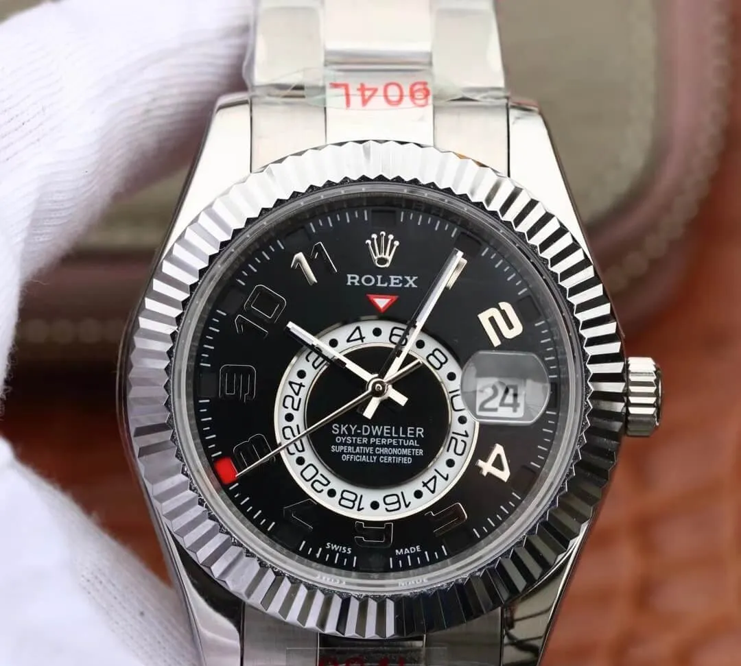 Rolex Sky Dweller 326939 Noob Factory 1:1 Best Edition Replica Watch Stainless Steel Strap