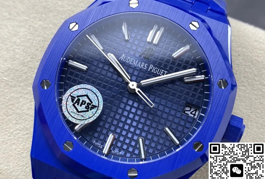 APS Factory Audemars Piguet Royal Oak 15500 Blue Dial 1:1 Best Edition Replica Watch
