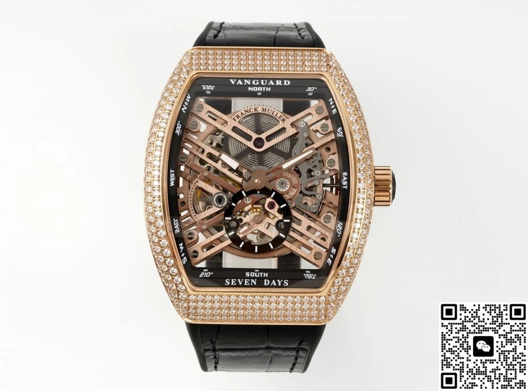 ABF Factory Franck Muller Tourbillon V45 Diamond Case 1:1 Best Edition Replica Watch
