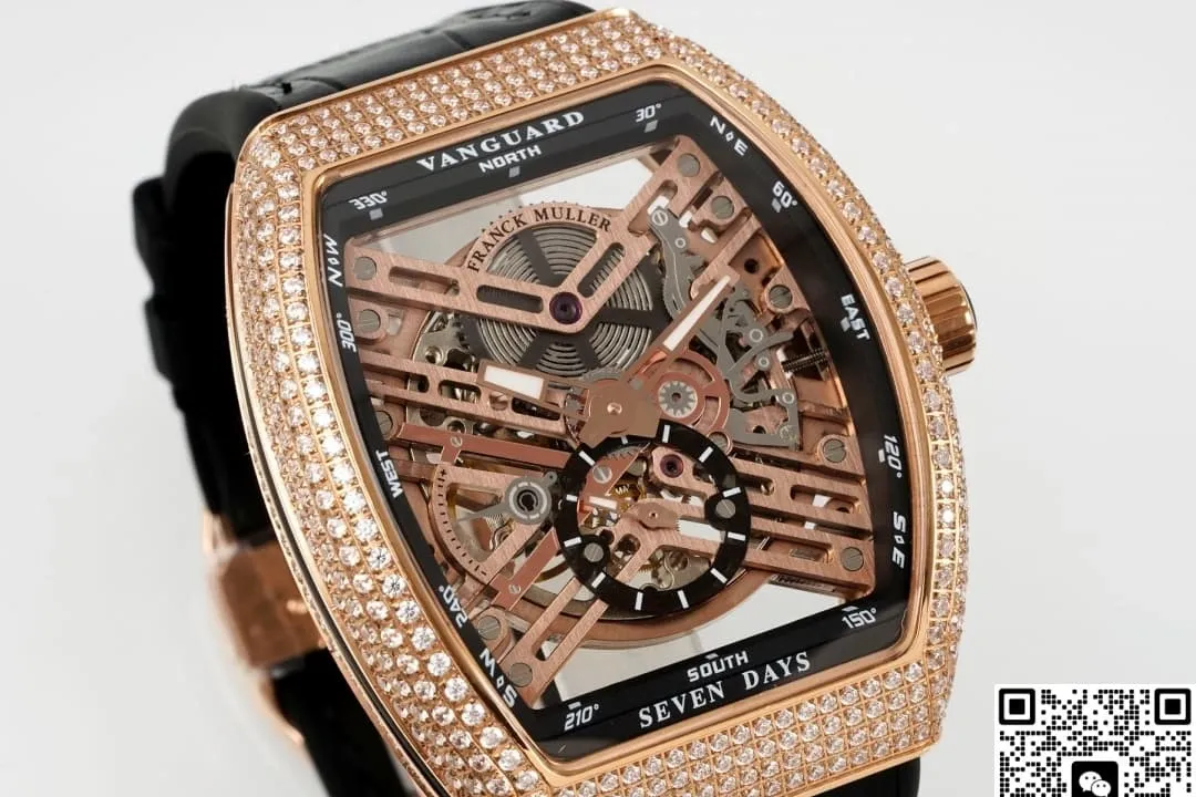 ABF Factory Franck Muller Tourbillon V45 Diamond Case 1:1 Best Edition Replica Watch