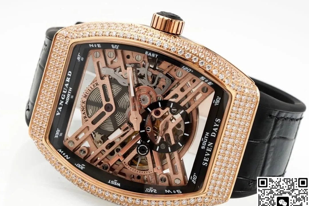 ABF Factory Franck Muller Tourbillon V45 Diamond Case 1:1 Best Edition Replica Watch