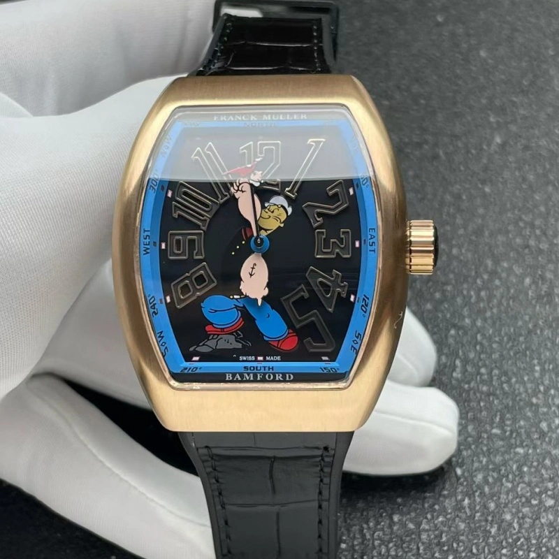 ABF Factory Franck Muller Vanguard x Popeye V45 SC DT 1:1 Best Edition Replica Watch
