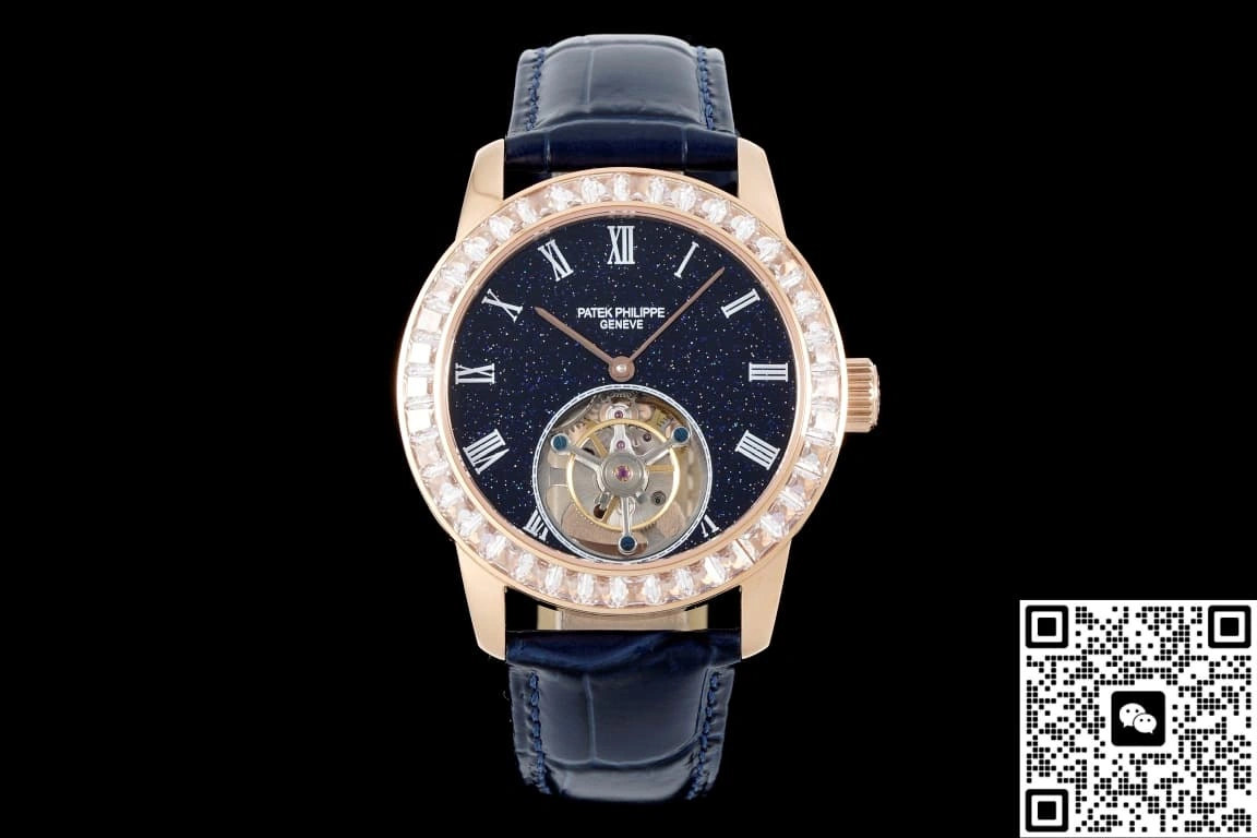 RMS Factory Patek Philippe Tourbillon Starry sky dial 1:1 Best Edition Replica Watch