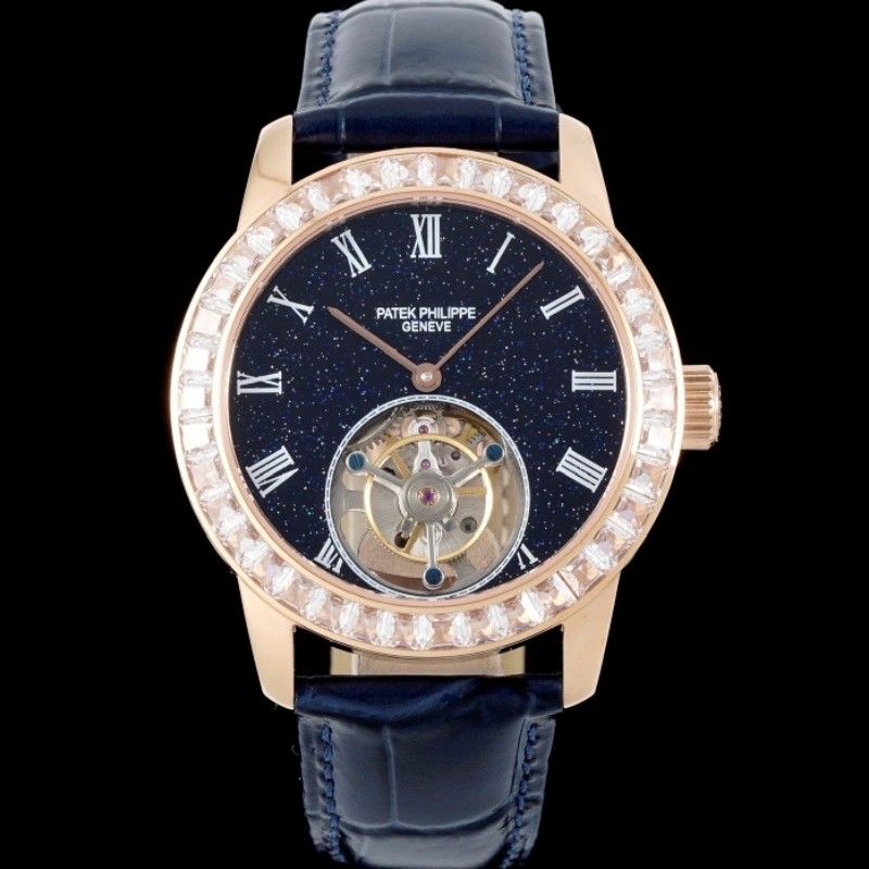 RMS Factory Patek Philippe Tourbillon Starry sky dial 1:1 Best Edition Replica Watch