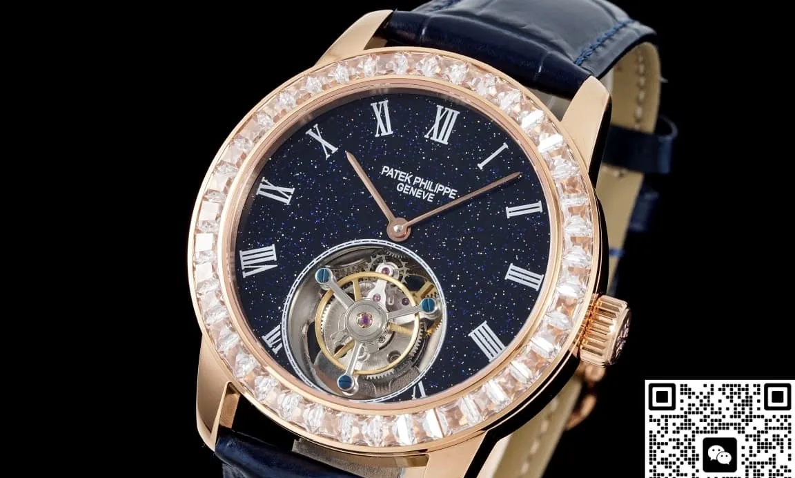 RMS Factory Patek Philippe Tourbillon Starry sky dial 1:1 Best Edition Replica Watch