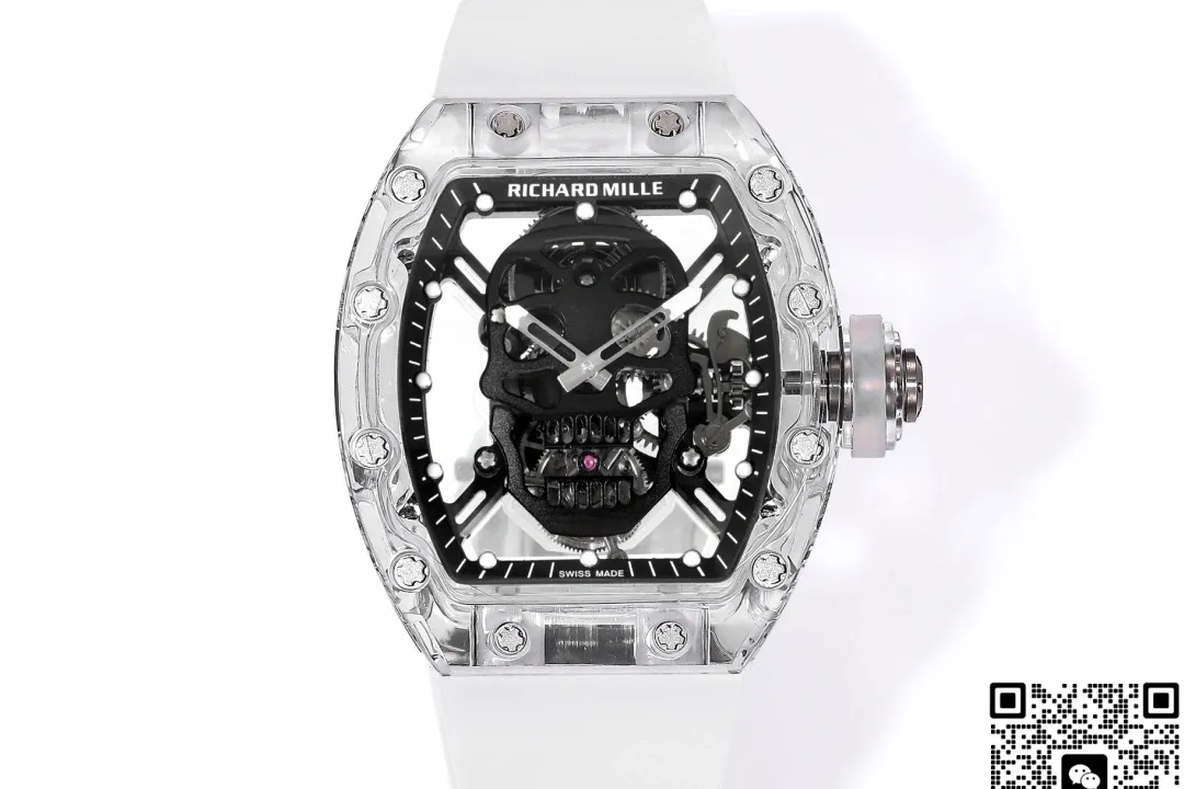 MS Factory Richard Mille Tourbillon RM052 Skull Dial 1:1 Best Edition Replica Watch