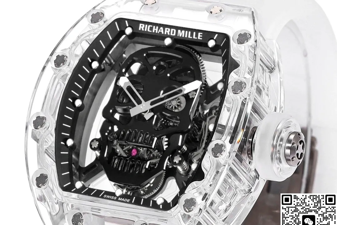 MS Factory Richard Mille Tourbillon RM052 Skull Dial 1:1 Best Edition Replica Watch