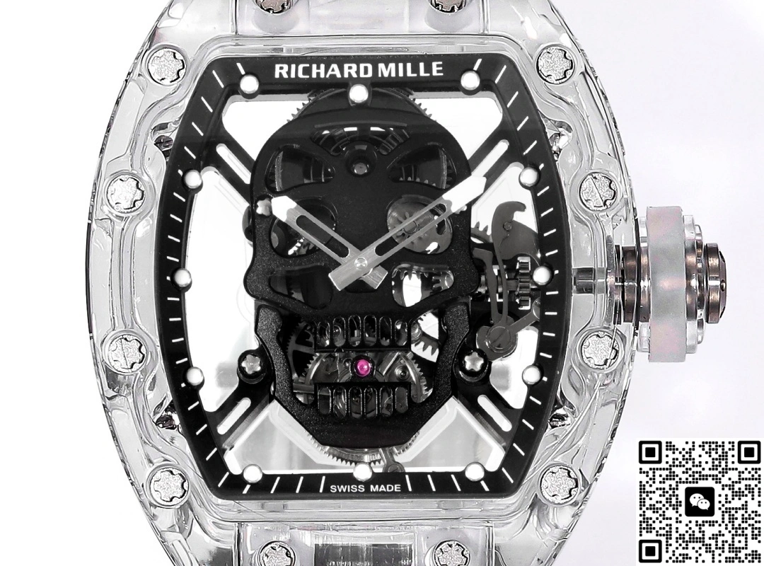 MS Factory Richard Mille Tourbillon RM052 Skull Dial 1:1 Best Edition Replica Watch
