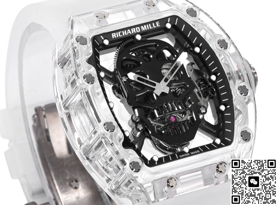 MS Factory Richard Mille Tourbillon RM052 Skull Dial 1:1 Best Edition Replica Watch