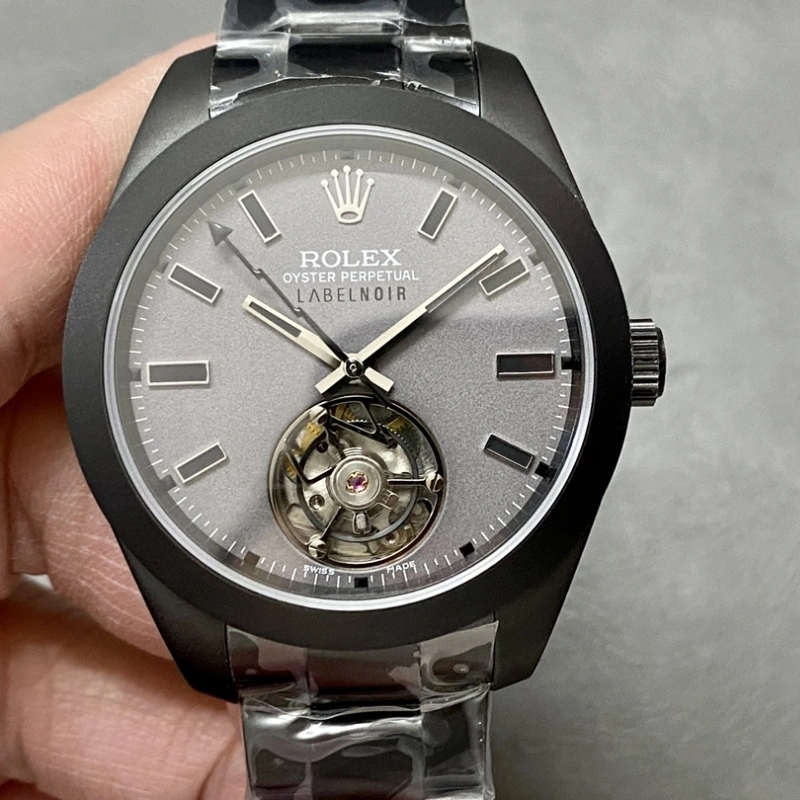 YS Factory Rolex Oyster 116400 Tourbillon Black case 1:1 Best Edition Replica Watch