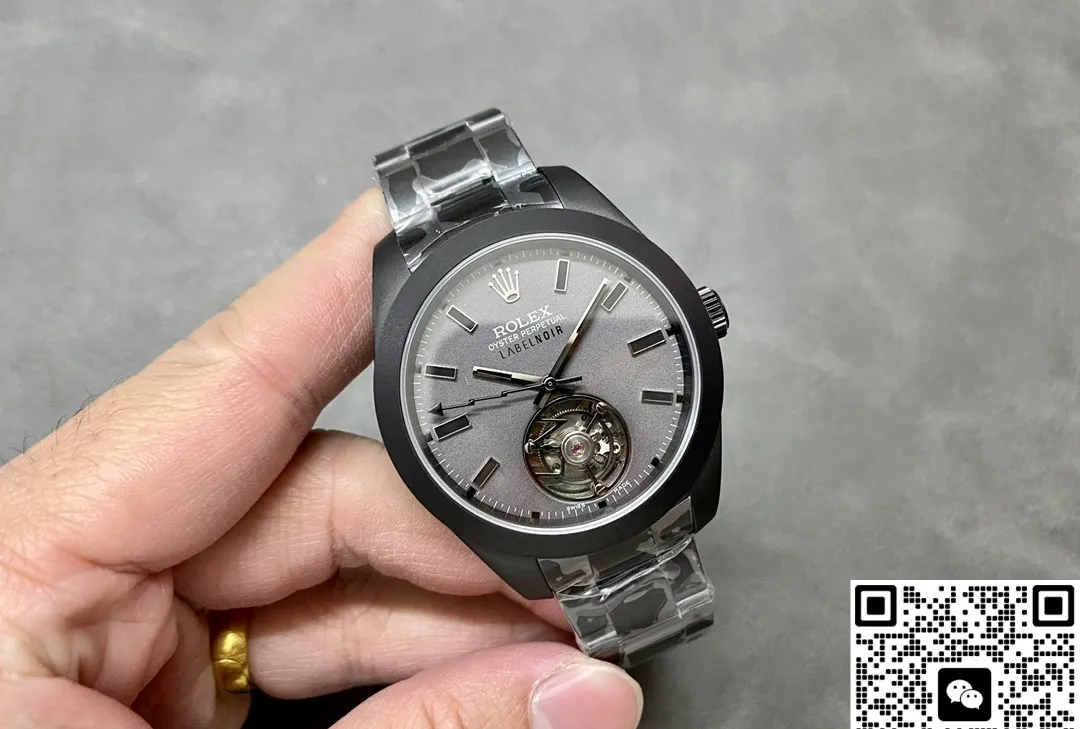 YS Factory Rolex Oyster 116400 Tourbillon Black case 1:1 Best Edition Replica Watch