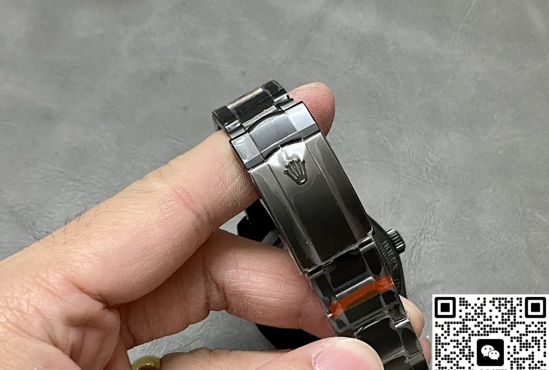 YS Factory Rolex Oyster 116400 Tourbillon Black case 1:1 Best Edition Replica Watch