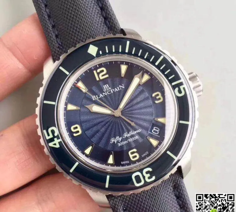 Blancpain Fifty Fathoms 5015D-1140-52B ZF Factory 1:1 Best Edition Replica Watch Swiss ETA2836-2