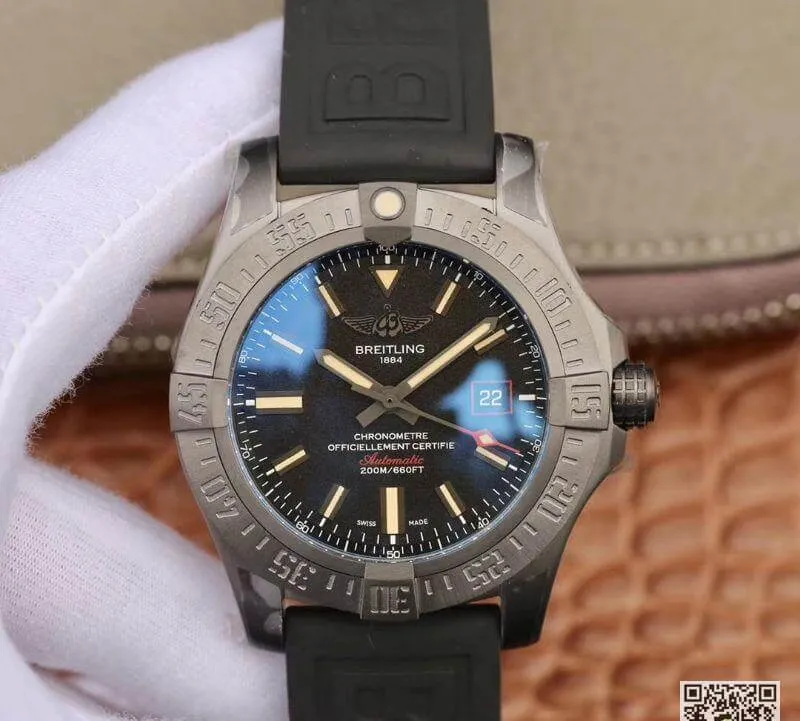 Breitling Avenger Blackbird 44 mm V173311 GF Factory V4 Version Men Watches 1:1 Best Edition Replica Watch Swiss ETA2824-2