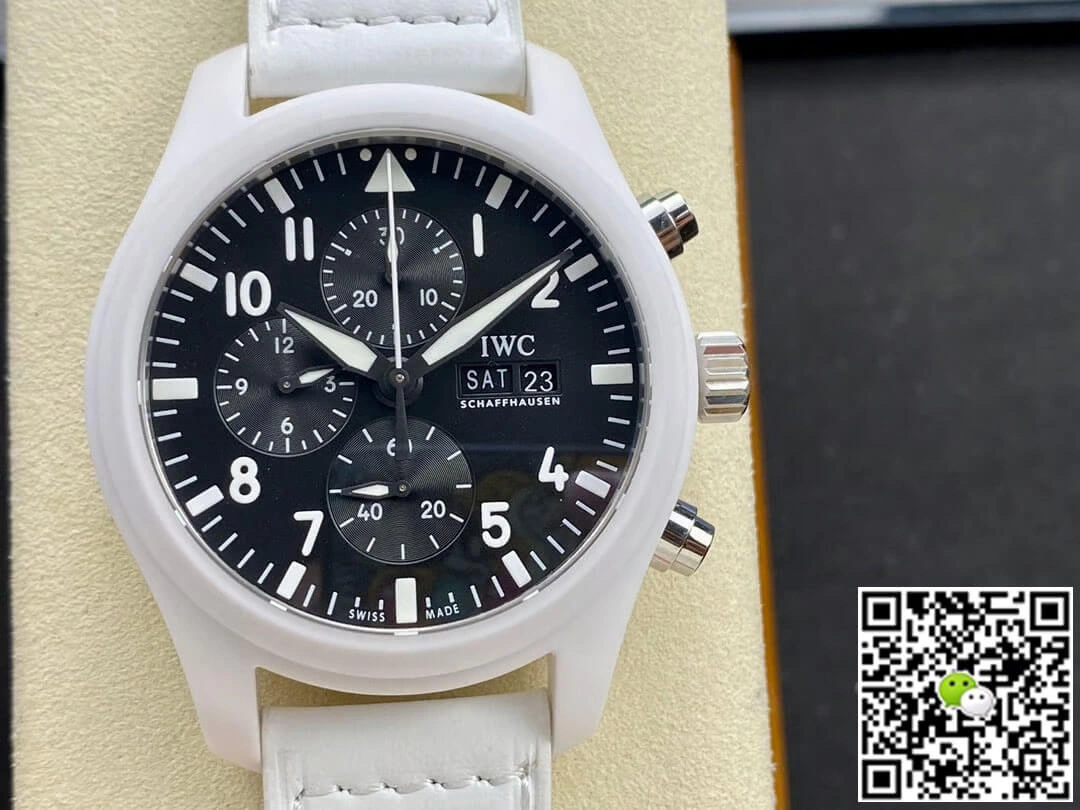 IWC Pilot TOP GUN IW389105 Lake Tahoe TPS Factory 1:1 Best Edition Replica Watch Ceramic Bezel